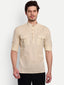 Mens Casual Slim Fit Full Sleeve Double Pocket Cotton Trendy Kurta