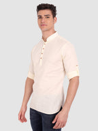 Mens Casual Slim Fit Full Sleeve Cotton Kurta