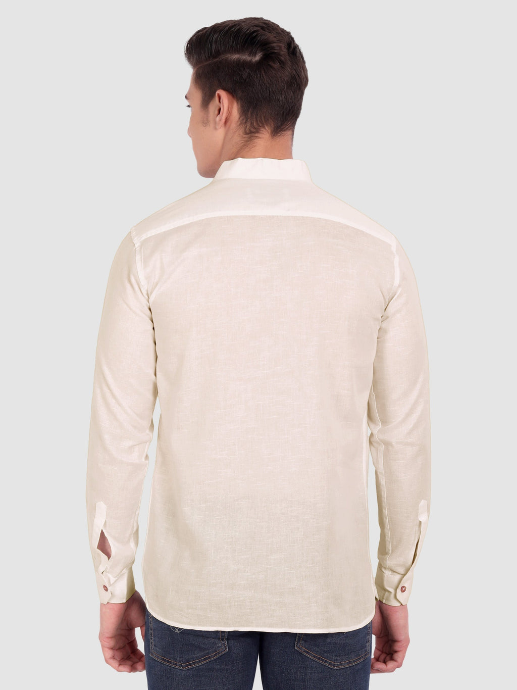 Mens Casual ZIP Style Full Sleeve Cotton Kurta