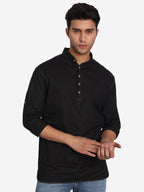 Men Cotton Slim Fit Short kurta