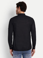 Mens Casual Slim Fit Full Sleeve Double Pocket Cotton Trendy Kurta