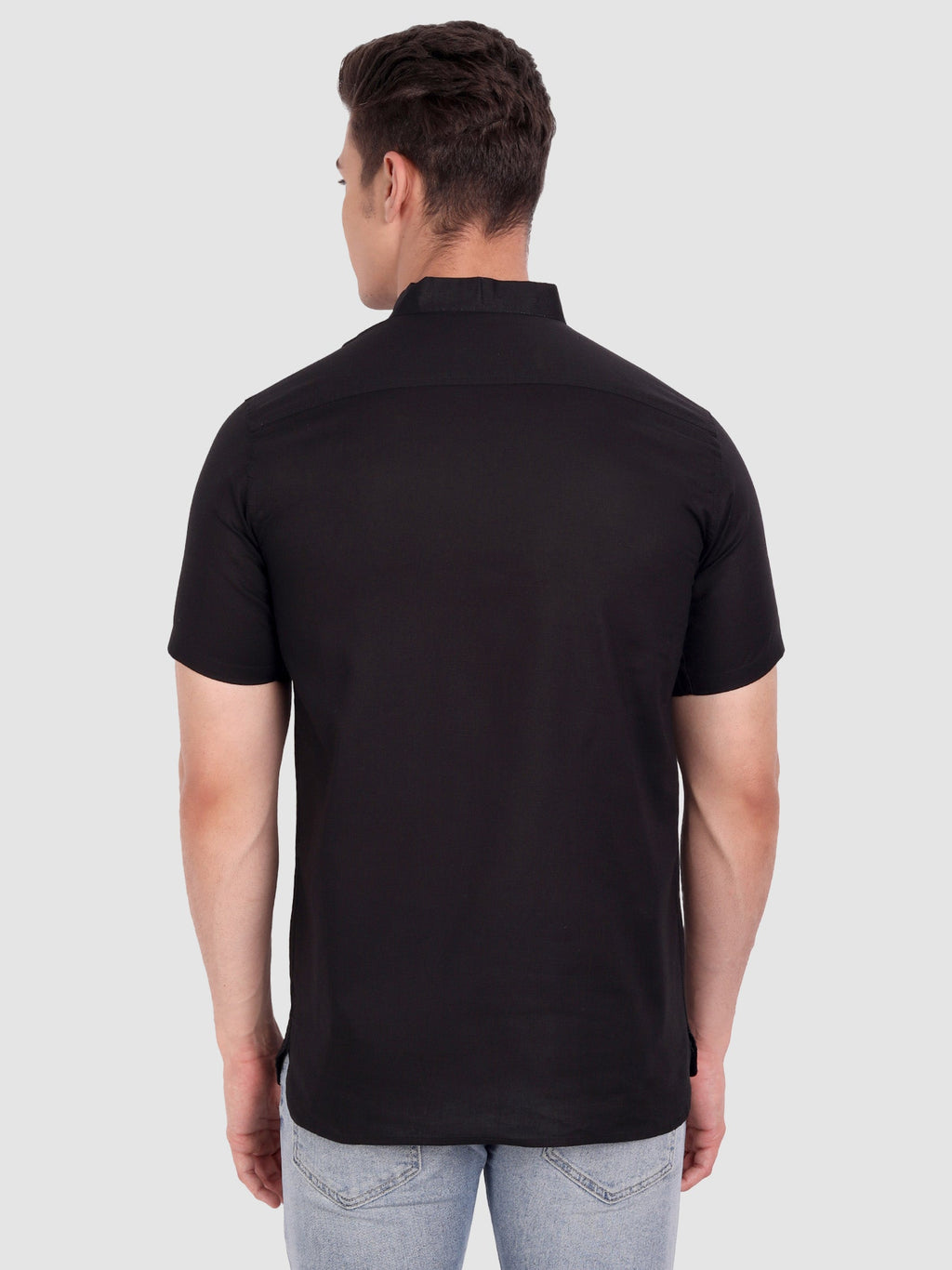 Mens Half Sleeve Casual Cotton Kurta