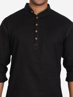 Men Cotton Slim Fit Short kurta