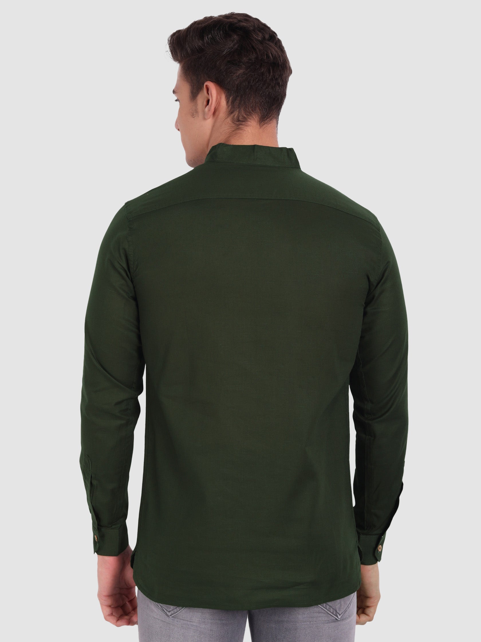 Mens Casual Slim Fit Full Sleeve Cotton Kurta