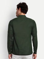 Mens Casual Slim Fit Full Sleeve Double Pocket Cotton Trendy Kurta