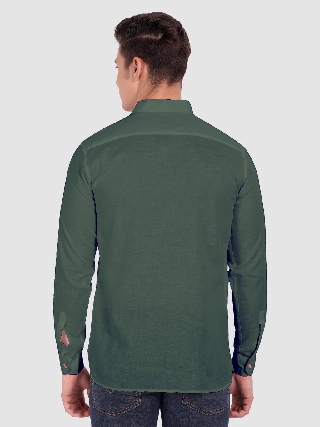 Mens Casual ZIP Style Full Sleeve Cotton Kurta