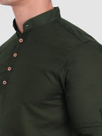Mens Casual Slim Fit Full Sleeve Cotton Kurta