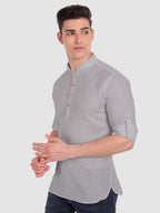 Mens Casual Slim Fit Full Sleeve Cotton Kurta