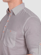 Mens Full Sleeve Casual Cotton Kurta