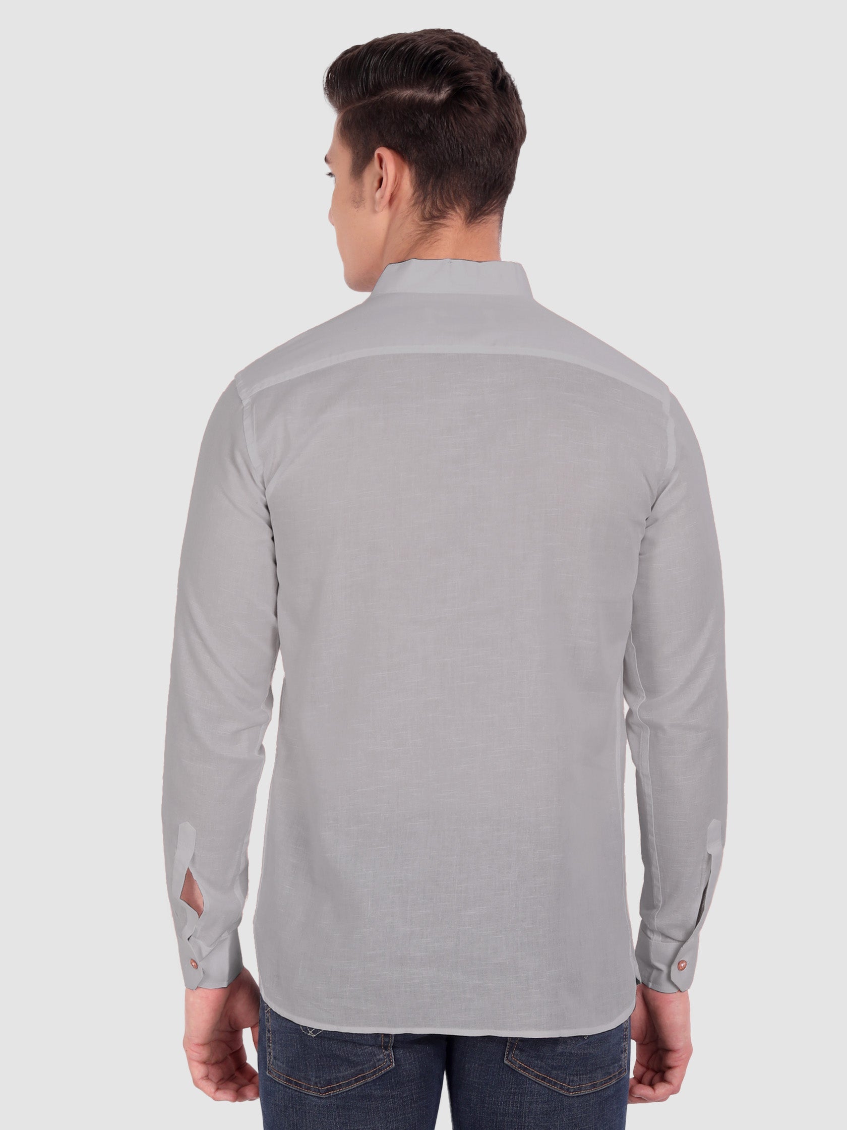 Mens Casual Slim Fit Full Sleeve Cotton Kurta