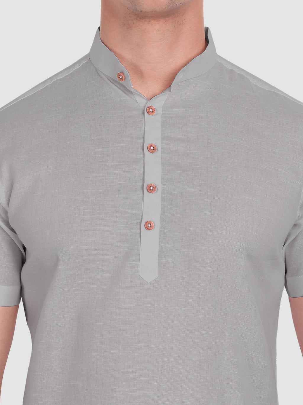 Mens Half Sleeve Casual Cotton Kurta