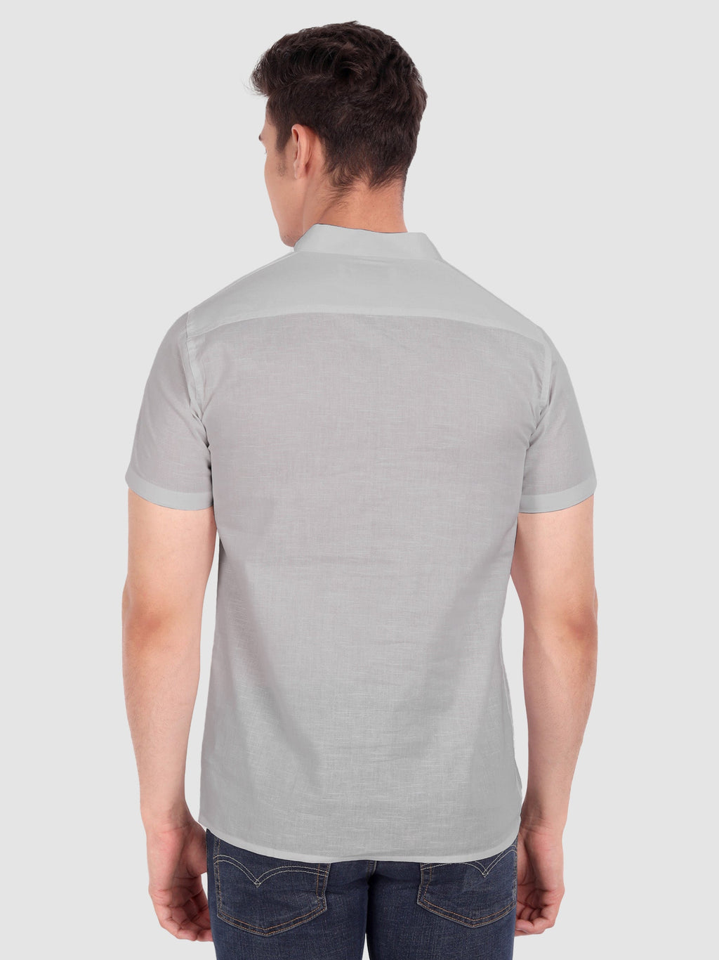 Mens Half Sleeve Casual Cotton Kurta