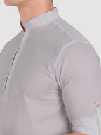 Mens Casual ZIP Style Full Sleeve Cotton Kurta