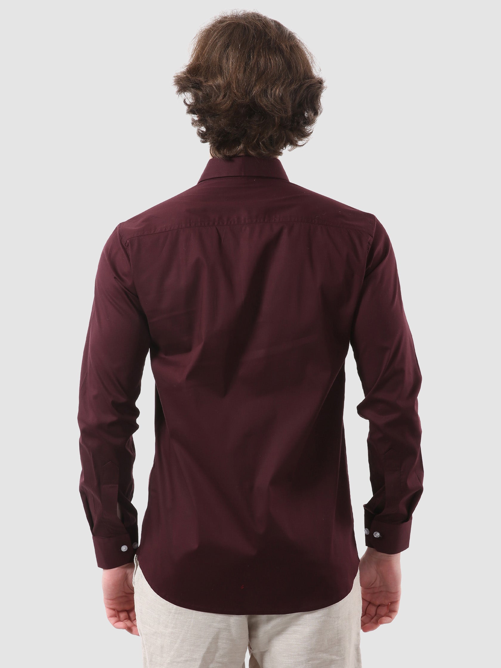 Mens Formal Full Sleeve Plain Shirt