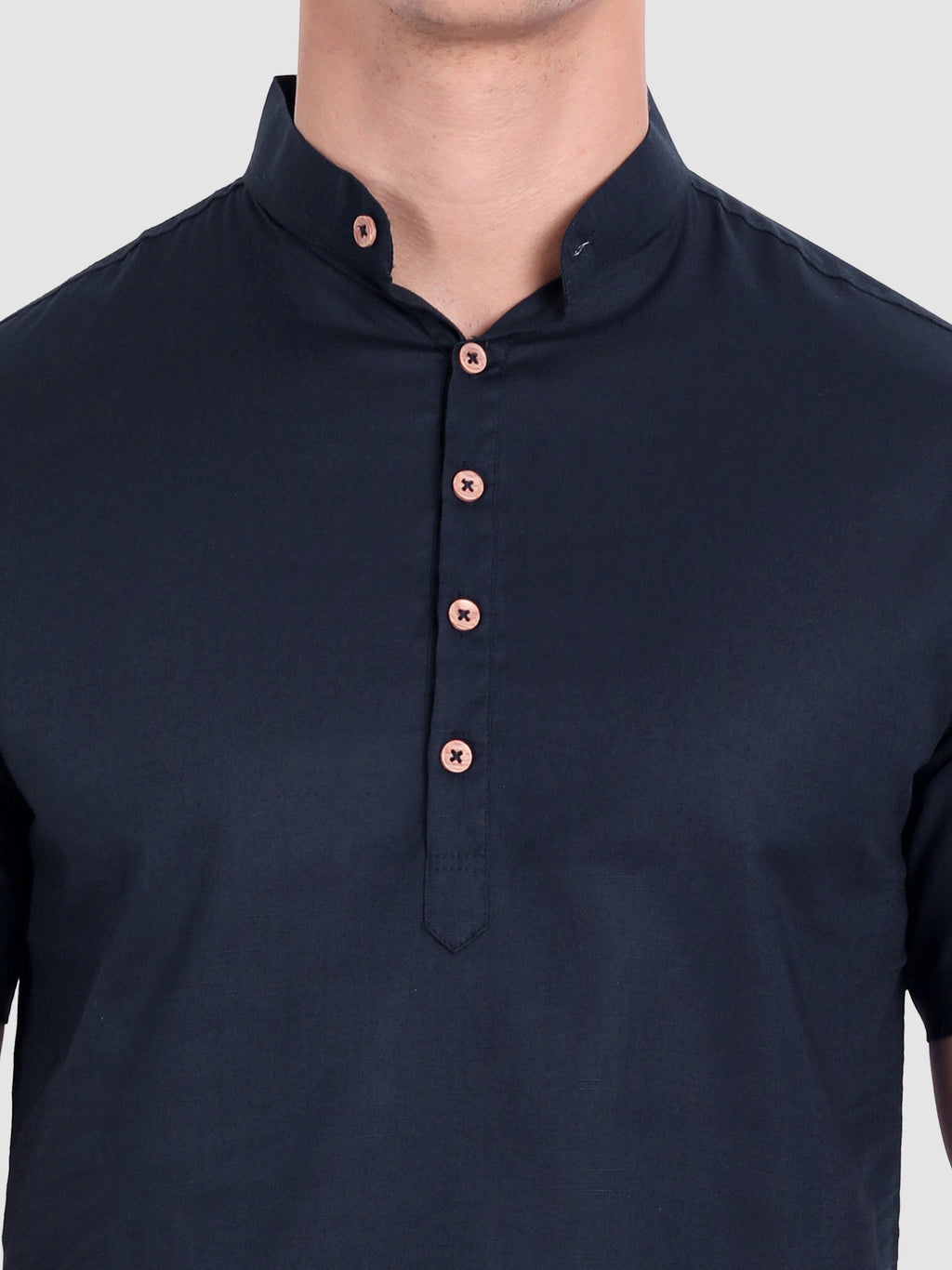 Mens Half Sleeve Casual Cotton Kurta