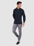 Mens Casual Slim Fit Full Sleeve Cotton Kurta