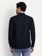 Mens Casual Slim Fit Full Sleeve Double Pocket Cotton Trendy Kurta