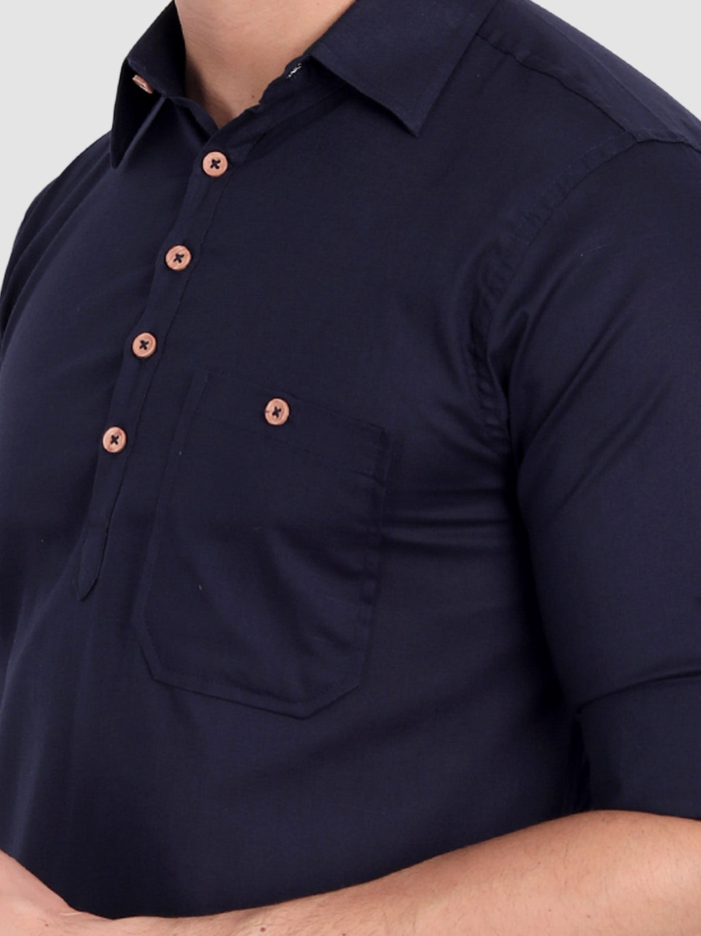 Mens Full Sleeve Casual Cotton Kurta