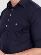 Mens Full Sleeve Casual Cotton Kurta