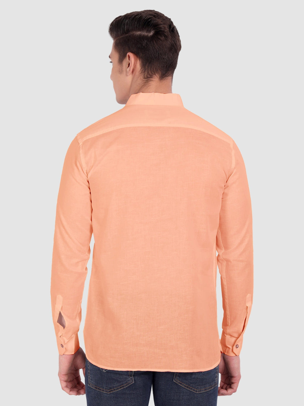 Mens Casual ZIP Style Full Sleeve Cotton Kurta