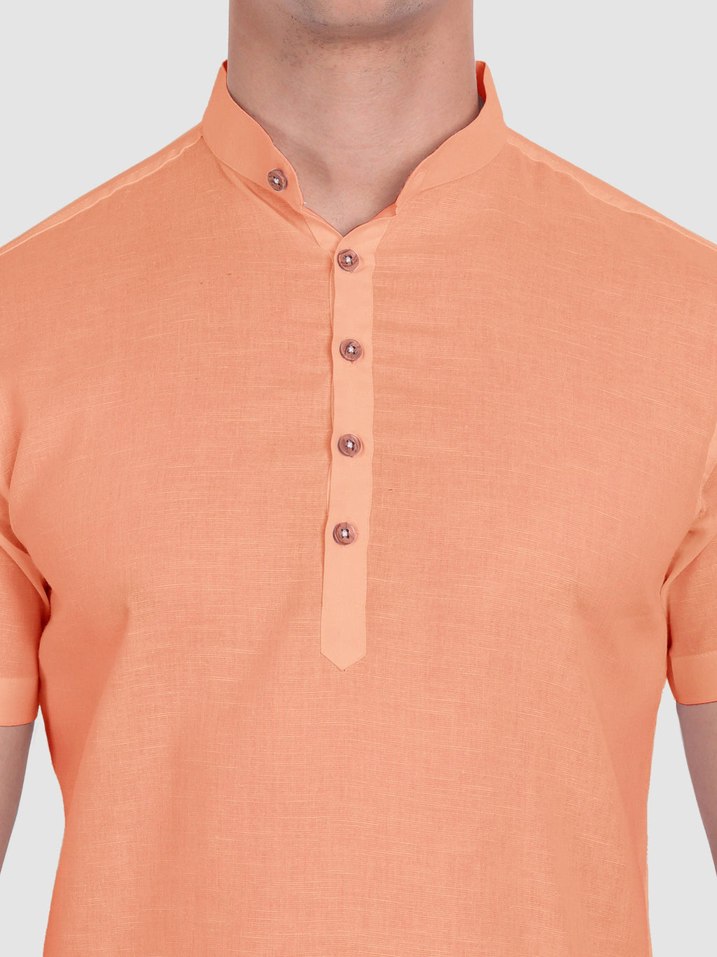 Mens Half Sleeve Casual Cotton Kurta