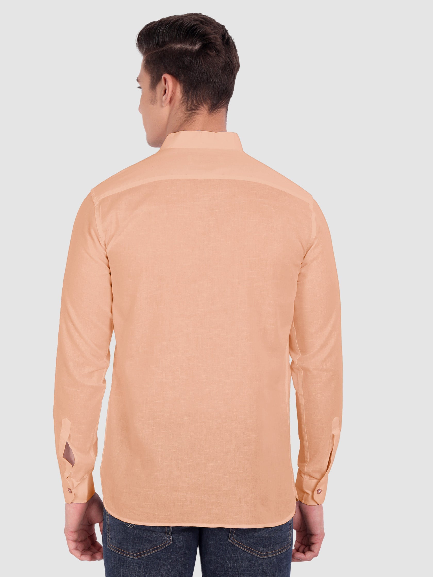 Mens Casual Slim Fit Full Sleeve Cotton Kurta