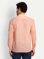 Mens Casual Slim Fit Full Sleeve Double Pocket Cotton Trendy Kurta