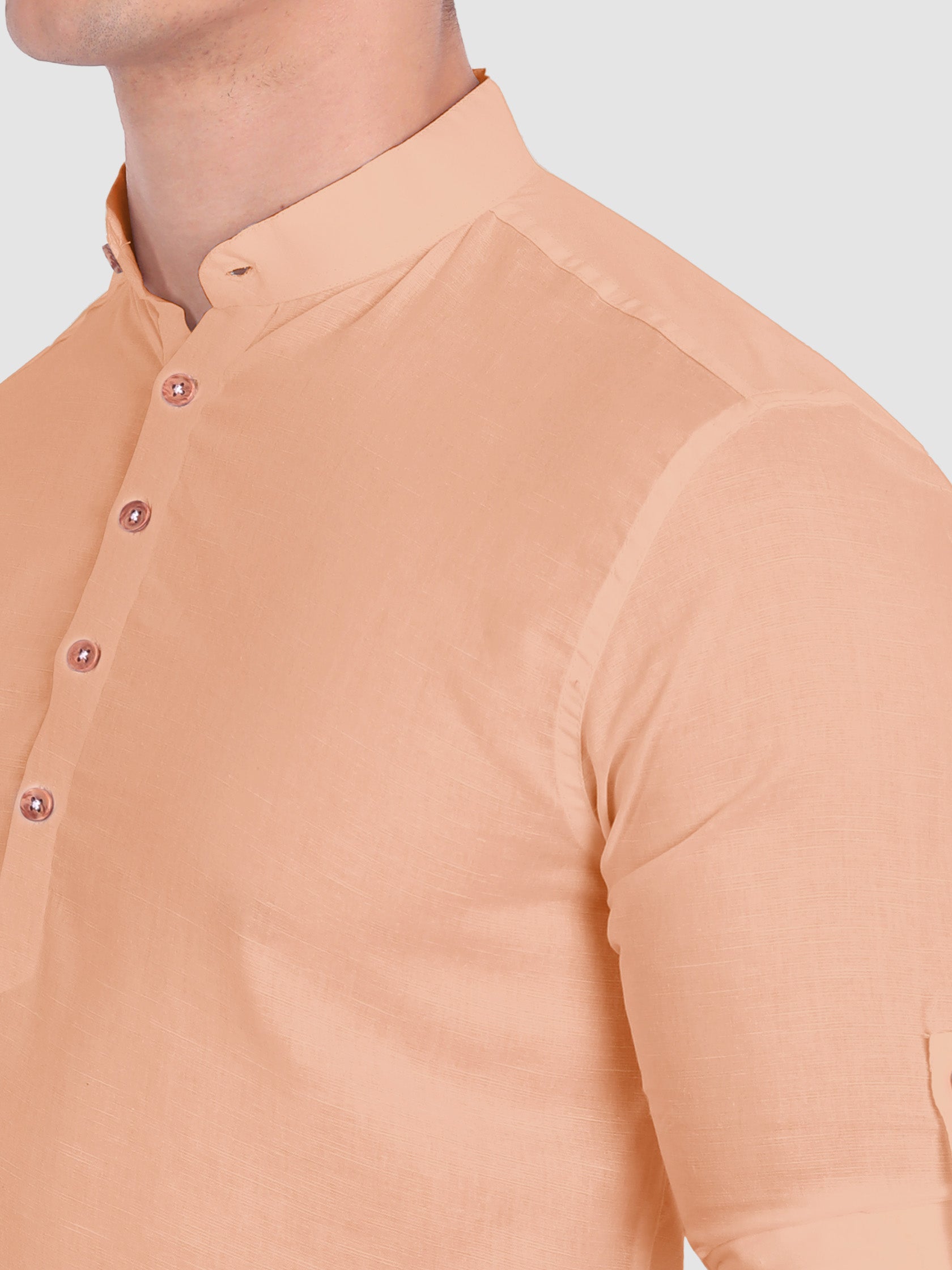 Mens Casual Slim Fit Full Sleeve Cotton Kurta