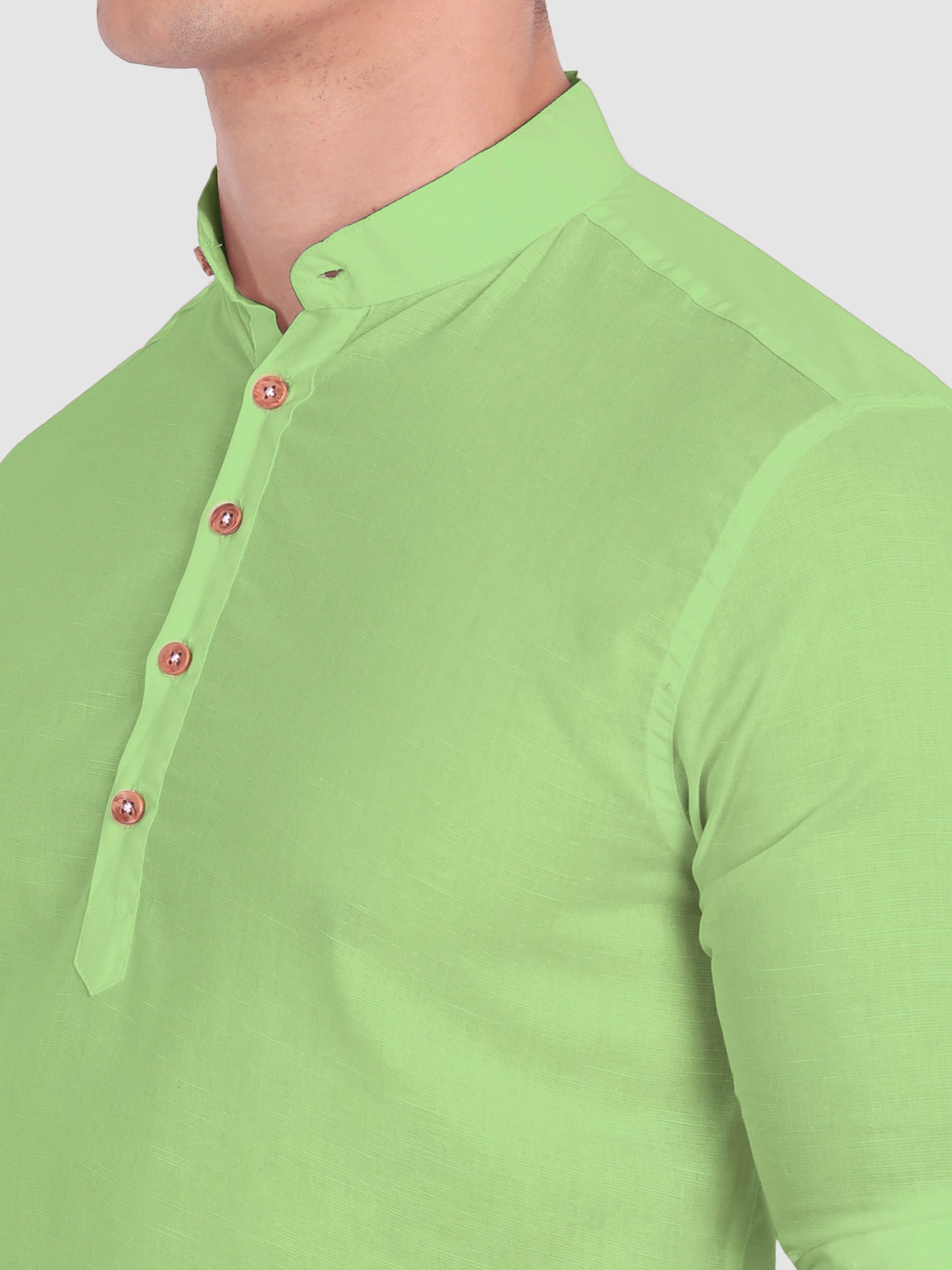 Mens Casual Slim Fit Full Sleeve Cotton Kurta