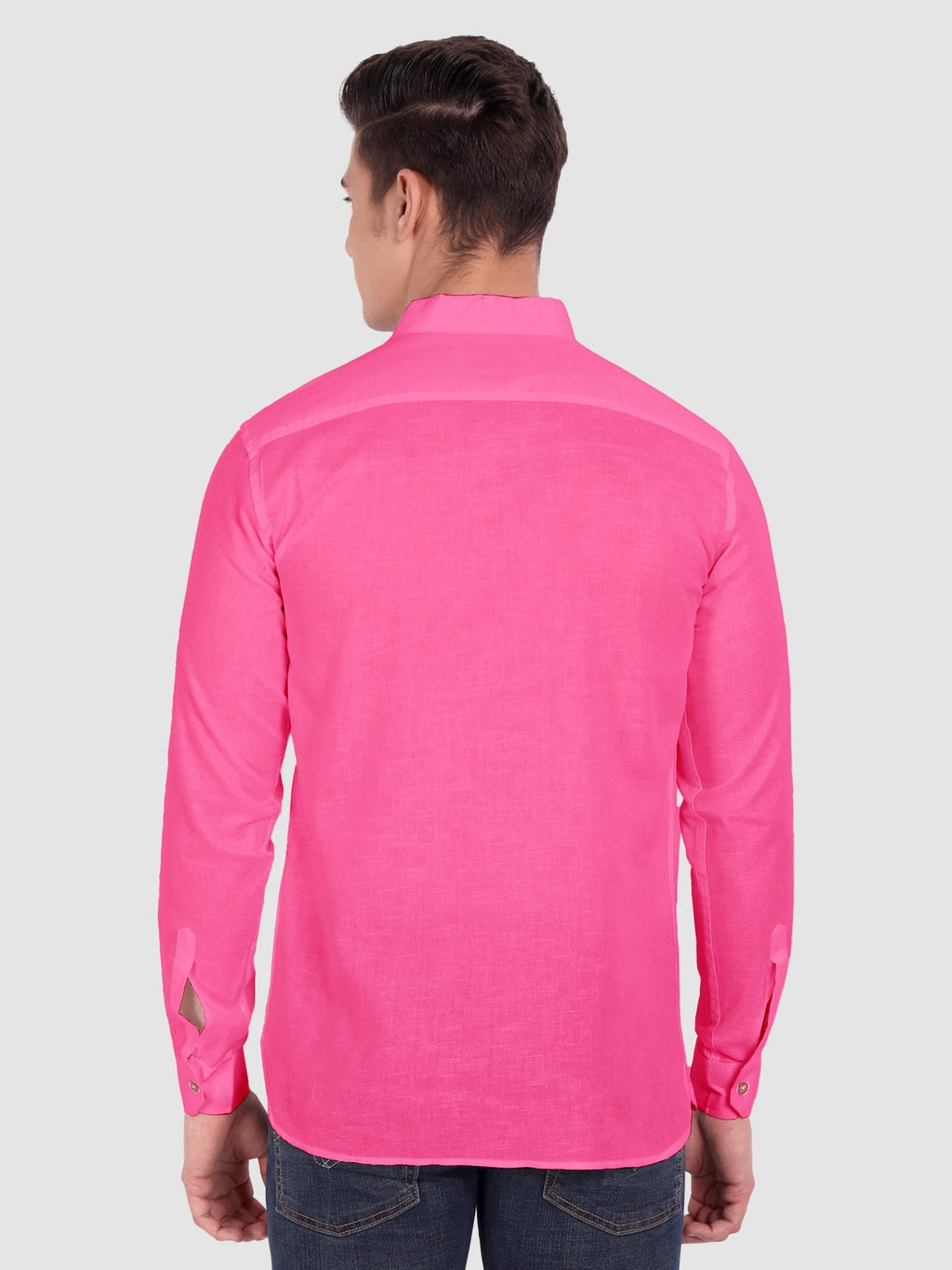 Mens Casual ZIP Style Full Sleeve Cotton Kurta