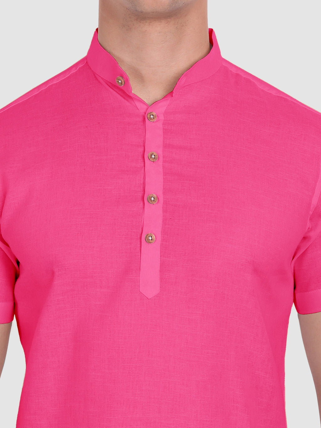 Mens Half Sleeve Casual Cotton Kurta