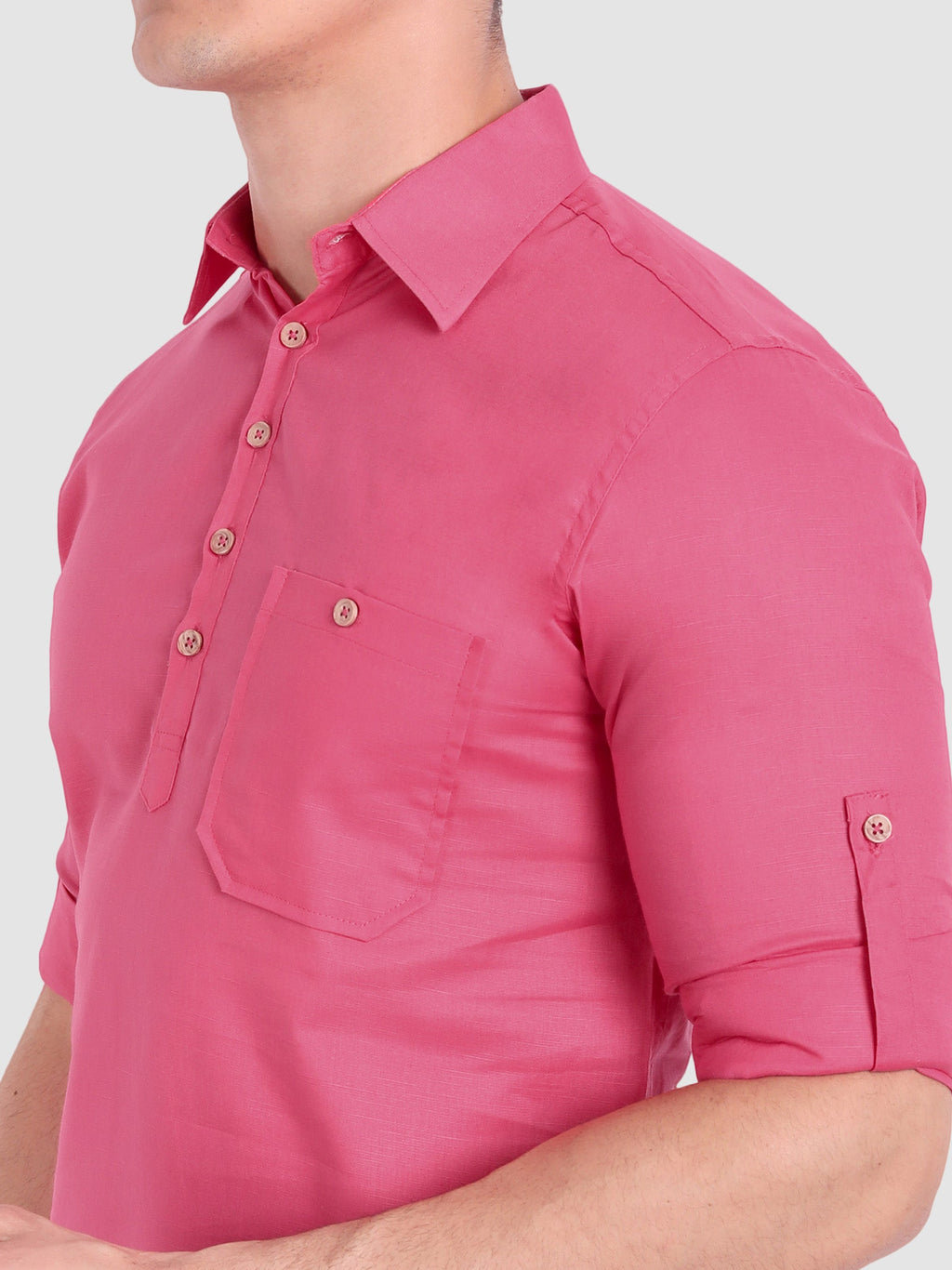 Mens Full Sleeve Casual Cotton Kurta