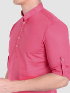 Mens Casual Slim Fit Full Sleeve Cotton Kurta