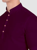 Mens Casual Slim Fit Full Sleeve Cotton Kurta