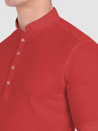 Mens Casual Slim Fit Full Sleeve Cotton Kurta