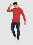 Mens Casual Slim Fit Full Sleeve Cotton Kurta