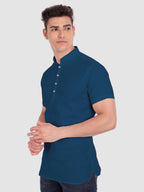 Mens Half Sleeve Casual Cotton Kurta