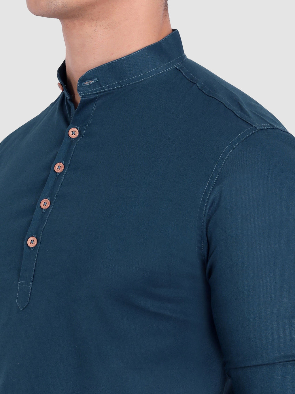 Mens Casual Slim Fit Full Sleeve Cotton Kurta