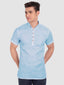 Mens Half Sleeve Casual Cotton Kurta