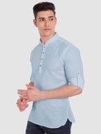 Mens Casual Slim Fit Full Sleeve Cotton Kurta