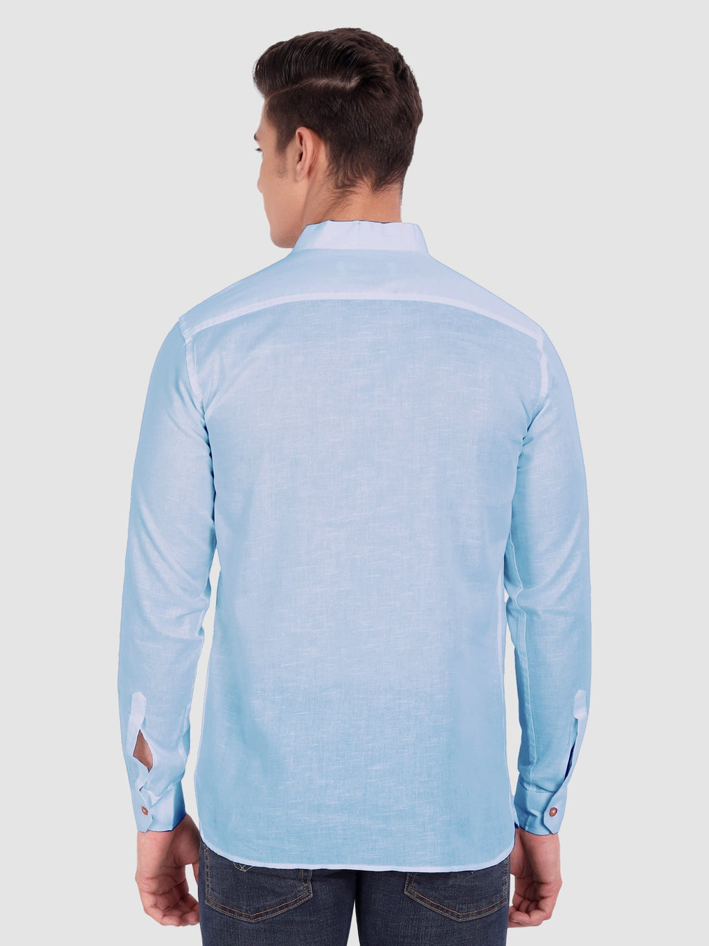 Mens Casual ZIP Style Full Sleeve Cotton Kurta