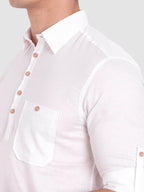 Mens Full Sleeve Casual Cotton Kurta