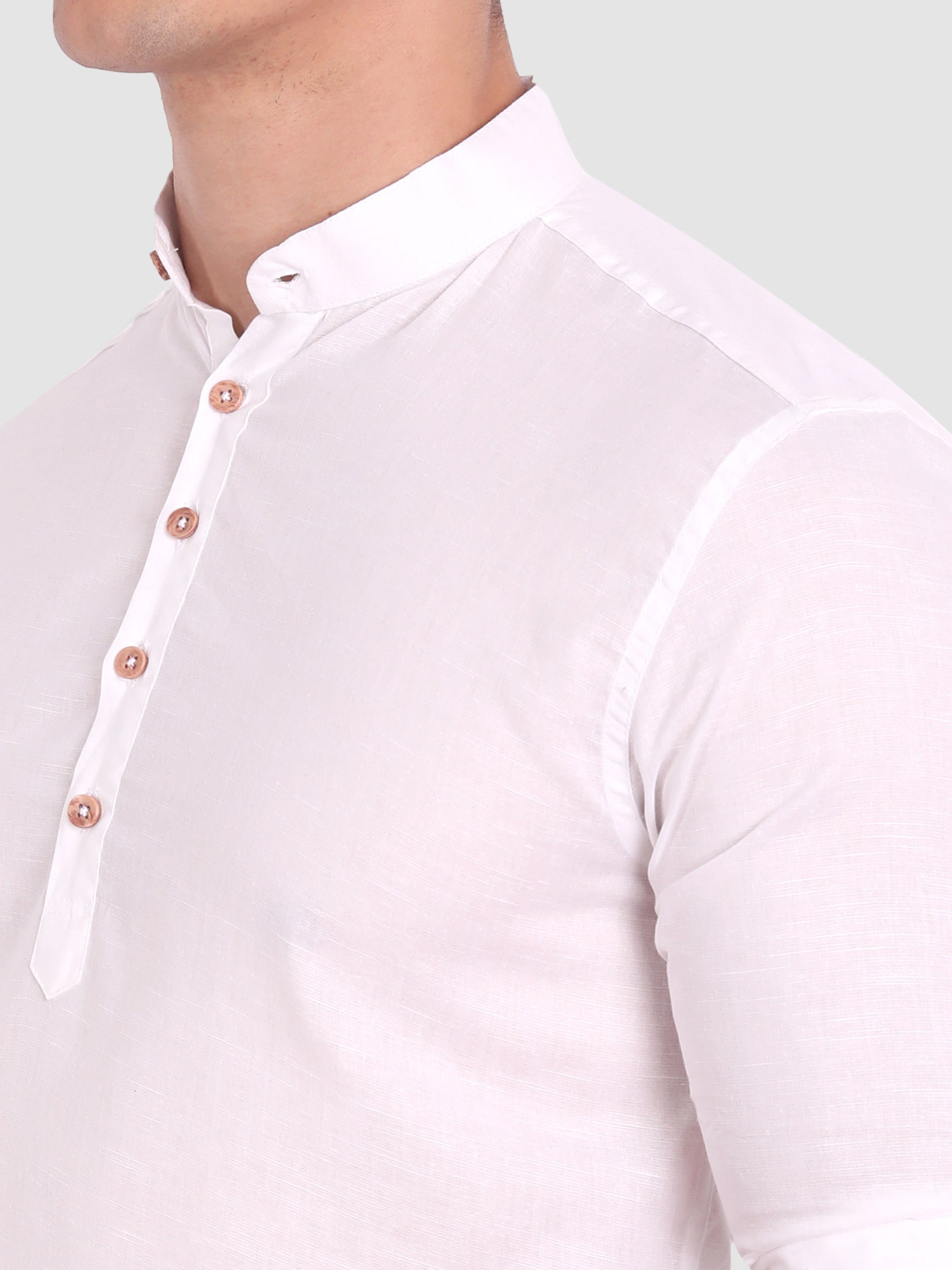 Mens Casual Slim Fit Full Sleeve Cotton Kurta
