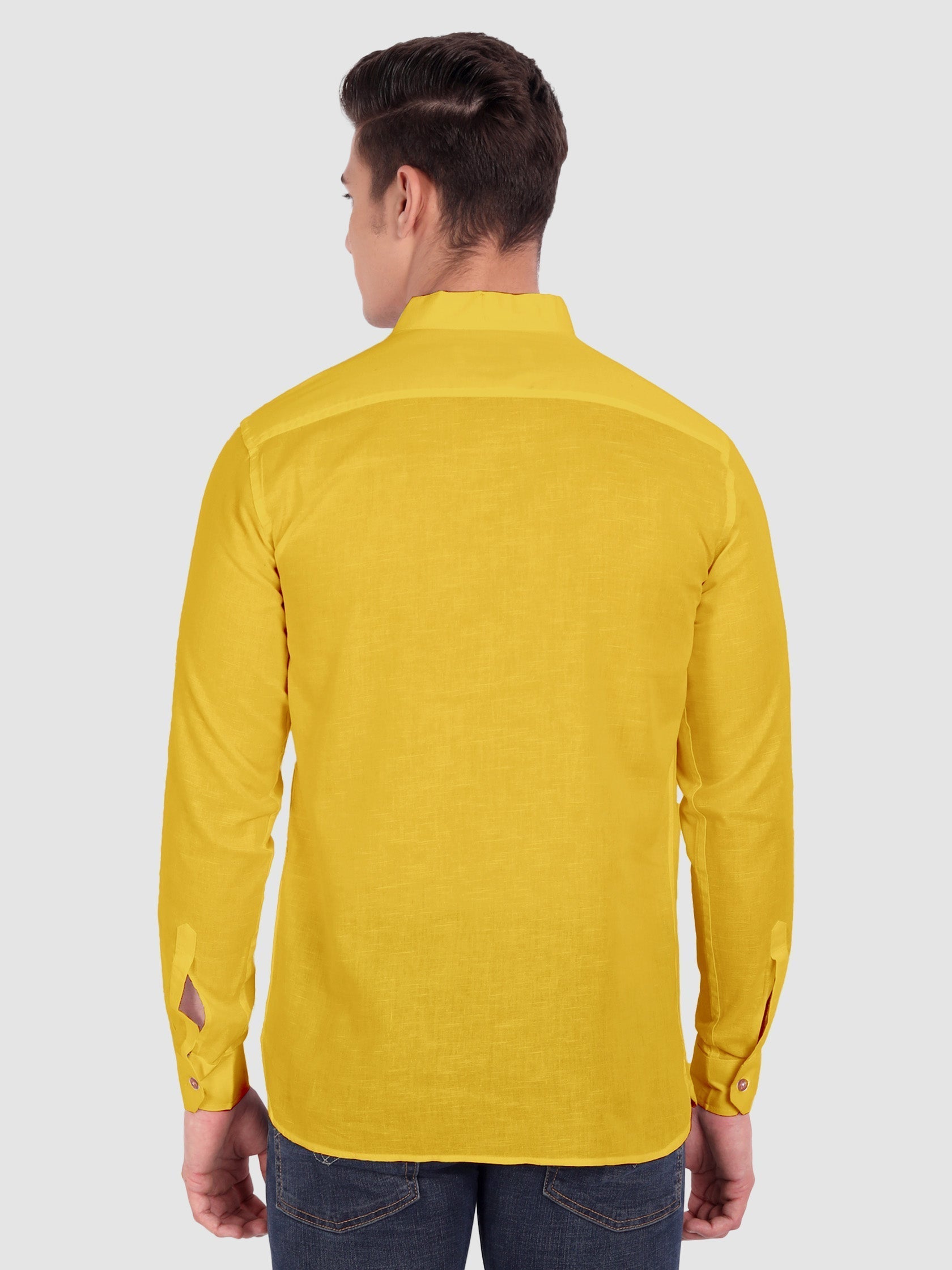 Mens Casual ZIP Style Full Sleeve Cotton Kurta