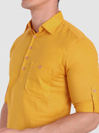 Mens Full Sleeve Casual Cotton Kurta