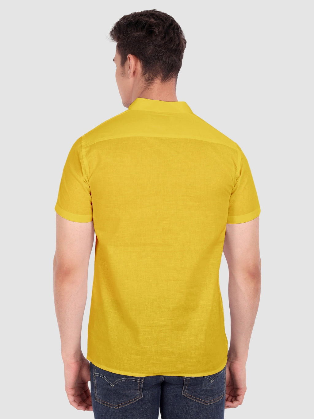 Mens Half Sleeve Casual Cotton Kurta